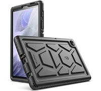 Poetic Turtleskin Heavy Duty Case for Galaxy Tab A7 Lite 8.7 Inch (SM-T220/T225/T227), Rugged Shockproof Drop Protection Kids Friendly Protective Silicone Cover Case, Black
