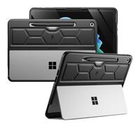 Poetic TurtleSkin Series Case for Microsoft Surface Pro 12-inch 1st Edition (2025 Release) with Back Pen Holder, All-in-One Protective Rugged Cover Compatible with Type Cover Keyboard, Black