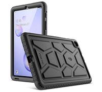 Poetic TurtleSkin Series Designed for Samsung Galaxy Tab A 8.4 2020 Tablet Case, Model SM-T307, Heavy Duty Shockproof Kids Friendly Silicone Case Cover, Black