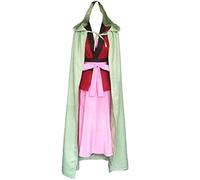 Poetic Walk Anime Suit Princess Dress Cloak Women Cosplay Costume Kimono CS (Red Set, XX-Large)
