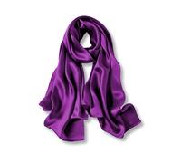 PoeticEHome 100% Mulberry Silk Long Scarf - Women's Oblong Shawl Wrap for Head, Neck, and Hair, Elegant Gift Ready