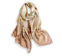 PoeticEHome 100% Mulberry Silk Long Scarf - Women's Oversized Oblong Shawl Wrap for Head, Neck, and Hair, Elegant Gift Packaging