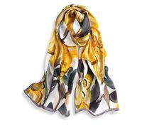 PoeticEHome 100% Mulberry Silk Long Scarf - Women's Oversized Oblong Shawl Wrap for Head, Neck, and Hair, Elegant Gift Packaging