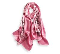 PoeticEHome 100% Mulberry Silk Long Scarf - Women's Oversized Oblong Shawl Wrap for Head, Neck, and Hair, Elegant Gift Packaging