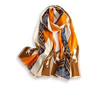PoeticEHome 100% Mulberry Silk Long Scarf - Women's Oversized Oblong Shawl Wrap for Head, Neck, and Hair, Elegant Gift Packaging