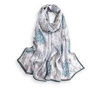 PoeticEHome 100% Mulberry Silk Long Scarf - Women's Oversized Oblong Shawl Wrap for Head, Neck, and Hair, Elegant Gift Packaging