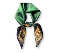 PoeticEHome 100% Pure Mulberry Silk Neck Scarf 27"x27" Women Square Neckerchief Headscarf Gift Packed
