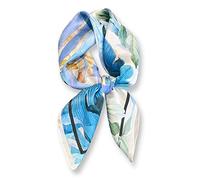 PoeticEHome 100% Pure Mulberry Silk Neck Scarf 27"x27" Women Square Neckerchief Headscarf Gift Packed