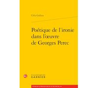 Poétique de l'ironie dans l'oeuvre de Georges Perec