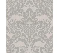 Poetry 2 547320 Non-Woven Wallpaper Baroque Grey / Silver