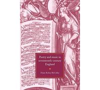 Poetry and Music in 17C England