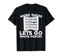 Poetry Creative Writing Literature Verses - Poetry T-Shirt