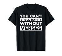 Poetry Creative Writing - Verses Literature Poetry T-Shirt