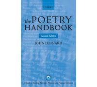 Poetry Handbook.by Lennard New 9780199265381 Fast Free Shipping