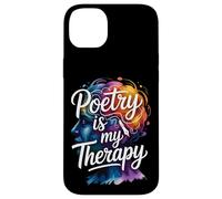 Poetry Is My Therapy Artistic Quote Case for iPhone 14 Plus
