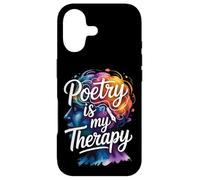 Poetry Is My Therapy Artistic Quote Case for iPhone 17