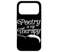 Poetry Is My Therapy Poet Writer Mental Health Case for iPhone 17 Pro Max