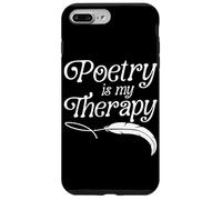 Poetry Is My Therapy Poet Writer Mental Health Case for iPhone 7 Plus/8 Plus