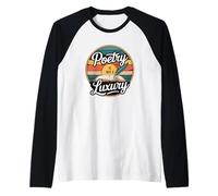 Poetry is Not A Luxury Retro Sunset Raglan Baseball Tee