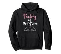Poetry Is Self Care Mental Health And Healing Verse Pullover Hoodie