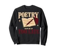 Poetry Lover Poet Poetry Club Literary Gift Sweatshirt