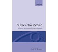 Poetry Of The Passion: Studies in Twelve Centuries of English Verse