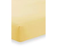 Poetry Plain Dye Fitted Sheet Martex Lemon Super King
