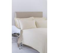 Charlotte Thomas Poetry Plain Dye King Size Polycotton Duvet Cover Set King in Ivory