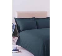 Poetry Plain Dyed Duvet Cover Set Martex Navy Single