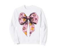 Poetry Slam Poet Girl Mom Pink Coquette Bow Sweatshirt