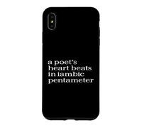 Poetry Speaks From the Heart for Verse and Style Lovers Case for iPhone XS Max