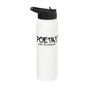 Poetry Sweet As Chocolate Stainless Steel Insulated Water Bottle