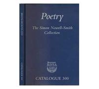 Poetry - The Simon Nowell-Smith Collection Catalogue 300