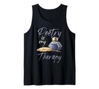 Poetry Therapy Poet Writer Creative Writing Poetry Lover Tank Top