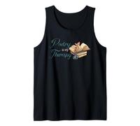 Poetry Therapy Poet Writer Creative Writing Poetry Lover Tank Top