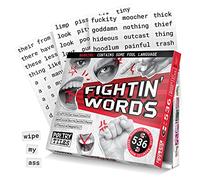 Poetry Tiles - 536 Fightin' Words Magnetic Kit - Obscenities, Insults, and Swear Word Themed Funny Magnets for Adults for Refrigerator Poems and Stories - Adult Humor Gifts - .375" Tall Tiles
