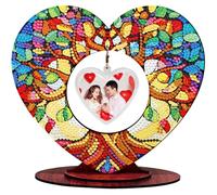 POETRYDRAW 2D Flatt DIY Wooden Anima Tree Desktop Diamond Art Ornament Kits Home Decor