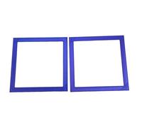 PoetryDraw 2Pcs Diamond Art Square Auxiliary Frame 3D Printing Diamond Art Desk Positioning Frame Lightweight for Boys Girls Adults Students Home Office Leisure (Royal Blue Large)