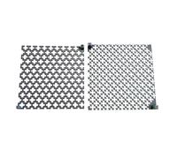 PoetryDraw 2Pcs Diamond Painting Ruler Plastic Diamond Mesh Dot Drill Alignment Art Tool with Blank Grids for Full & Partial Drills DIY Crafts Projects (Iridescent)