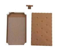 PoetryDraw 3D Print Diamond Painting Biscuit Tray Magnetic Drilling Storage Plate (Brown)