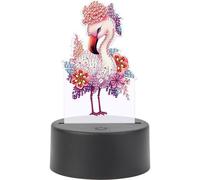 POETRYDRAW Acrylic Double Sided Diamond Painting LED Night Light Diamond Painting Bedside Lamp Decorative DIY 5D Diamond Lamp for Easter Gifts