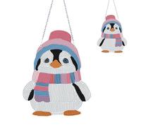 POETRYDRAW Bunny Easter Egg 5D DIY Dots Pendant DIY Diamond Art Pendant Kit Ornaments for Garden Window Decor