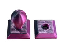 PoetryDraw Diamond Art Painting Embossing Roller 3D Printing Diamond Art Painting Seal Press Diamond Art Painting Roller Tool Set for Multi-Color Square & Circular Drills (Matte Black Purple)