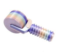 PoetryDraw Diamond Art Roller Tools and Accessories for Rhinestone Embroidery with 10 Ridges Diamond Art Roller Straightener for Craft Lover Beginners (Purple Gradient)