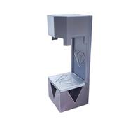 PoetryDraw Diamond Painting Drill Funnel DIY Craft Tools Storage Container Diamond Drill Funnel for Easy Transfer for Round Containers (Grey)