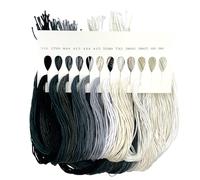 PoetryDraw Friendship Bracelet String 6-Strand 120m Long DIY Hand Embroidery Threads Gradient Color Design for Bracelet DIY Crafts Sewing Embroidery Supplies (Red Color Series)