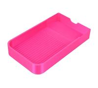 PoetryDraw Multi-Colored Plastic Bead Rhinestone Diamond Sorting Tray No Drill Spillage Diamond Painting Storage Container Tray 3D Printing Accessories and Tools for DIY Crafts (Rose Pink)