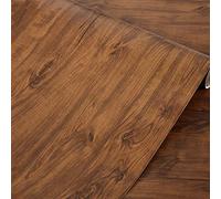 PoetryHome Self Adhesive Dark Teak Wood Contact Paper Shelf Liner for Kitchen Cabinets Table Desk Countertop Furniture Wall Decor 15.7x117 Inches
