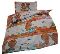 Pötter Baby Flannelette Bed Linen Dummy Baking 3-Piece 100 x 135 cm