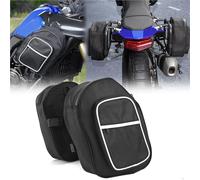 POEWRI Motorcycle Bags Waterproof Travel Side Luggage Saddlebags Frame Crash Bar Universal for